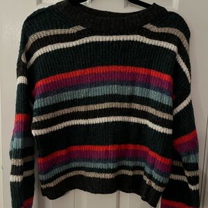 American Eagle Outfitters Colorful Striped Sweater
